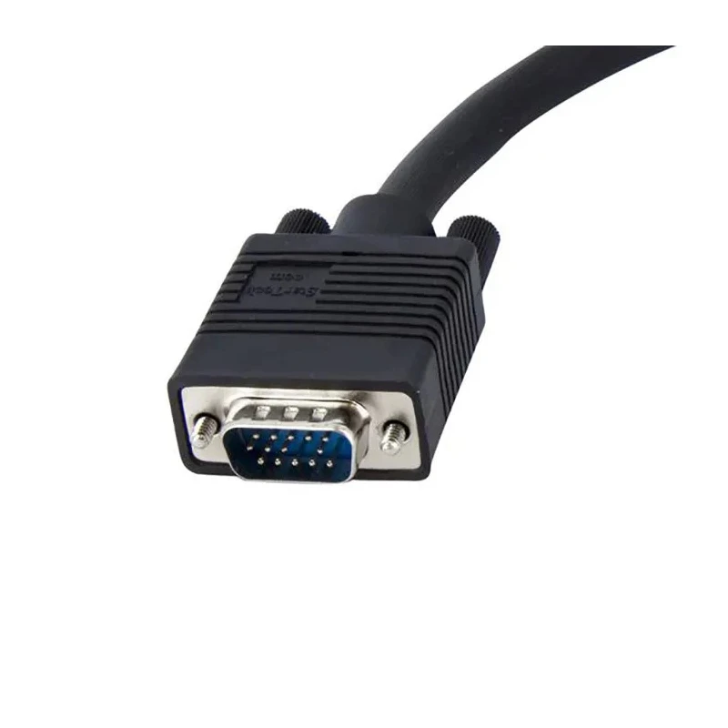 StarTech.com Male VGA to Female BNC Cable, 300 mm Length, Black PVC Jacket VGABNCMF1
