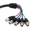 StarTech.com Male VGA to Female BNC Cable, 300 mm Length, Black PVC Jacket VGABNCMF1
