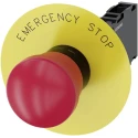 Siemens SIRIUS ACT 3SU11 Series Pull Release Emergency Stop Push Button Panel Mount 22mm Cutout SPDT IP67 3SU1100-1HA20-1FG0