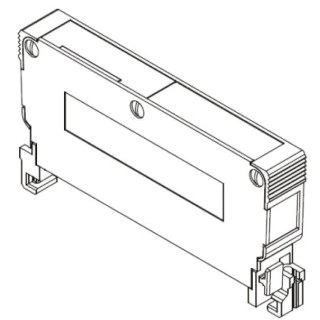 HARTING 09 06 Shell Housing for use with DIN 41612 Connector Grey Thermoplastic 09060480503