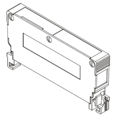 HARTING 09 06 Shell Housing for use with DIN 41612 Connector Grey Thermoplastic 09060480503