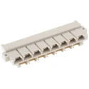 HARTING DIN 41612 Connector 15 Way 10.16 mm Pitch Type H15 Faston Class C1 2 Row Male Straight 09060152912