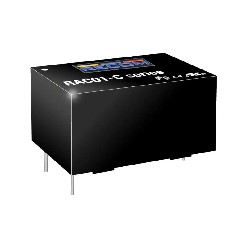 Recom Switching Power Supply 5V DC 1W 200mA PCB Mount RAC01-05SC