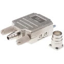 HARTING D-Sub Series Thermoplastic Straight D-Sub Backshell 9 Way Strain Relief 09670090425