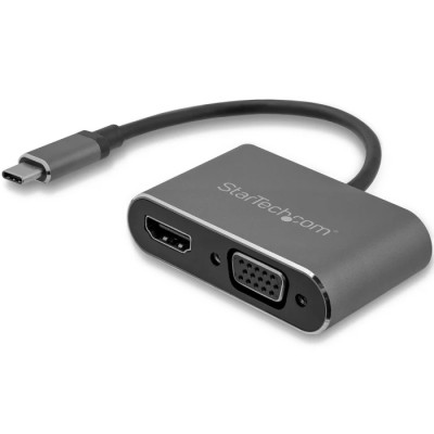 StarTech.com USB 3.1 to HDMI, VGA Adapter with 4K Resolution Support CDP2HDVGA