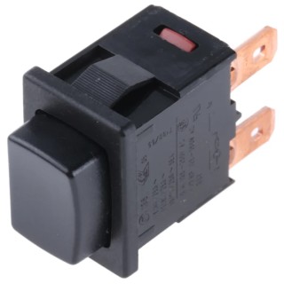 Marquardt Push Button Switch Momentary Panel Mount 12.9 x 19.8 mm Cutout SPST IP40 250V AC 1683.1201