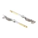 HARTING D-Sub High Density Series Male Crimp D-Sub Connector Contact Gold Crimp 24 AWG 09560008175