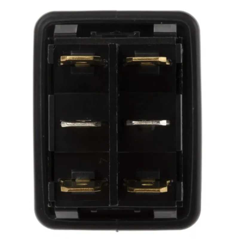 Marquardt DPDT On-Off-On Rocker Switch Panel Black Actuator Polyamide Housing IP65 12A 250V ac 1939.3119