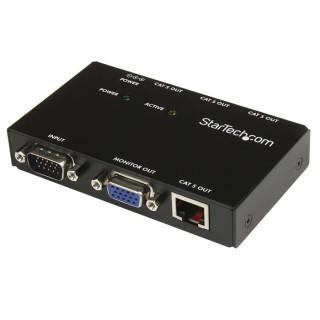StarTech.com 1 Port VGA over Catx Extender 150 m, 1600 x 1200 Pixel Maximum Resolution ST1214T