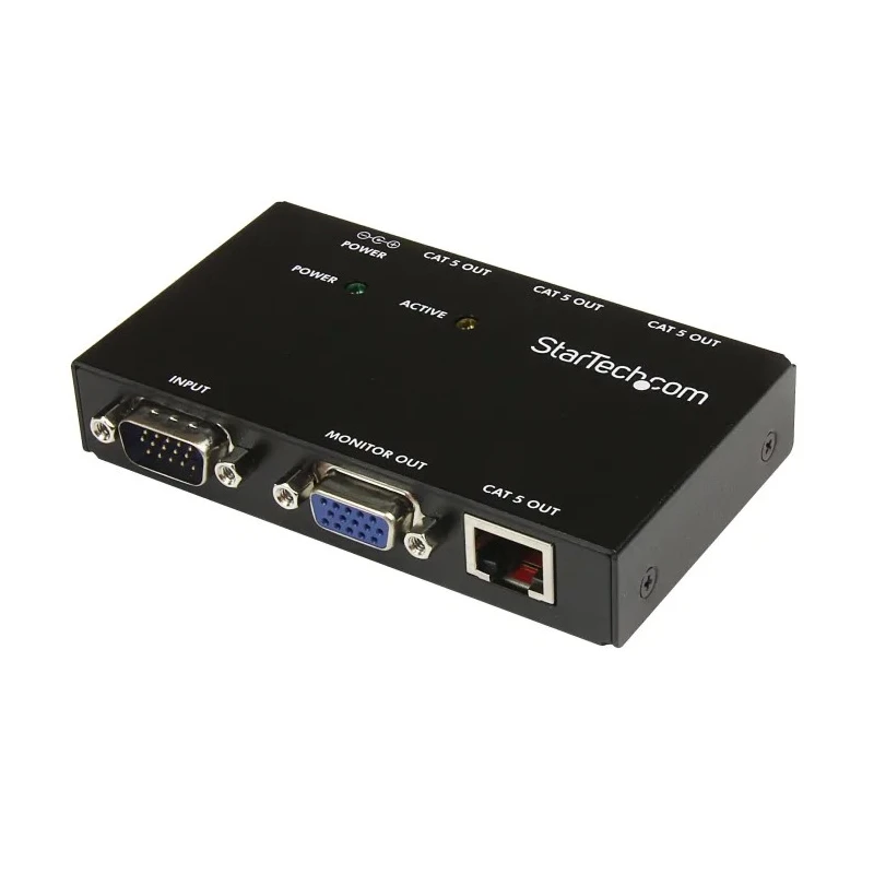 StarTech.com 1 Port VGA over Catx Extender 150 m, 1600 x 1200 Pixel Maximum Resolution ST1214T