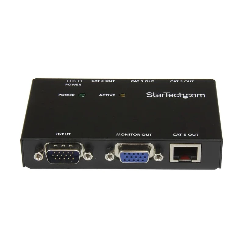 StarTech.com 1 Port VGA over Catx Extender 150 m, 1600 x 1200 Pixel Maximum Resolution ST1214T
