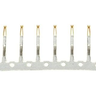 HARTING Backplane Connector Contact, Straight Female Gold over Nickel Copper Alloy 2A 09020006474