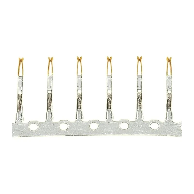 HARTING Backplane Connector Contact, Straight Female Gold over Nickel Copper Alloy 2A 09020006474