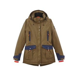 Parade Khaki Breathable Waterproof Women’s Parka Jacket Zipper XS 17OMESSA1788TXS