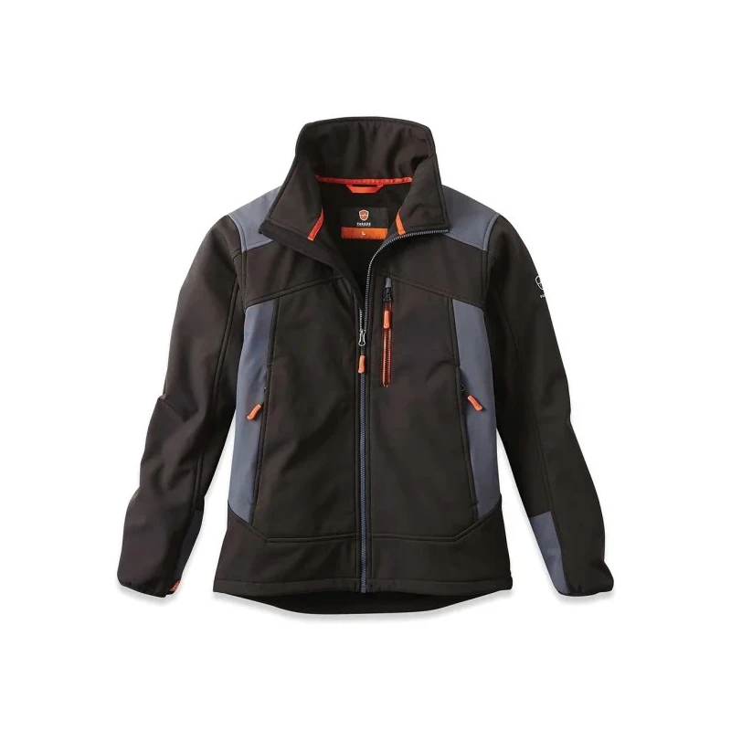 Parade OSTROV Black Breathable Waterproof Softshell Jacket Zipper 3XL 17OSTROV1494TXXXL