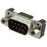 HARTING 9 Way Straight 2.74 mm Pitch Through Hole D-Sub Connector with 4 to 40 UNC Male 09661217703