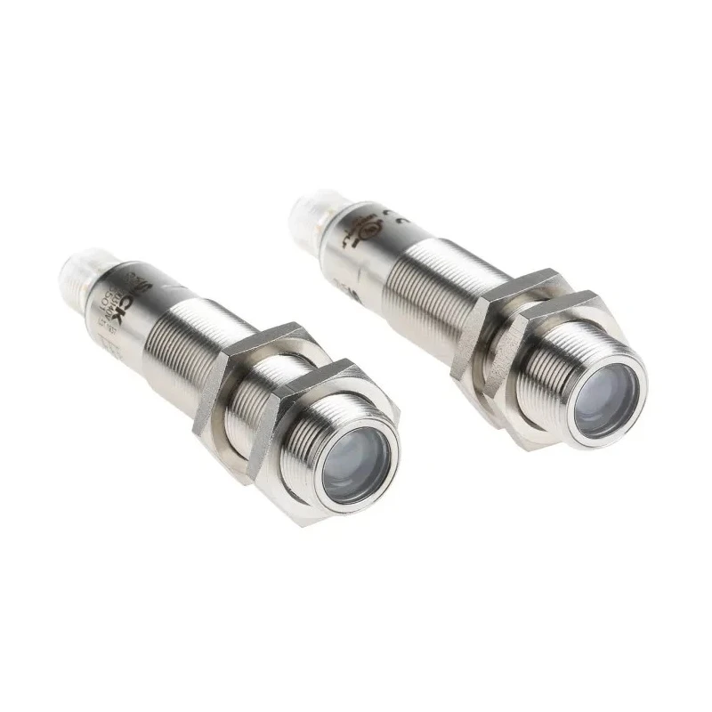 SICK Through Beam Photoelectric Sensor Cylindrical Sensor 20 m Detection Range PNP Output Stainless Steel VS/VE18-4P3140V