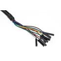 FTDI Chip USB Cable Male USB Type A to Female USB 2.0 Unterminated Black 500mm C232HM-EDHSL-0