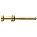 HARTING Han E Male Crimp Contact Heavy Duty Power Connector 16A 400V Gold Plated Copper Alloy 09330006117