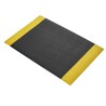 COBA Europe Individual Polyvinyl Chloride Foam Anti-Fatigue Mat 600mm x 900mm x 9.5mm Pebbled Surface, Yellow Black AF010701