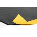 COBA Europe Individual Polyvinyl Chloride Foam Anti-Fatigue Mat 600mm x 900mm x 9.5mm Pebbled Surface, Yellow Black AF010701