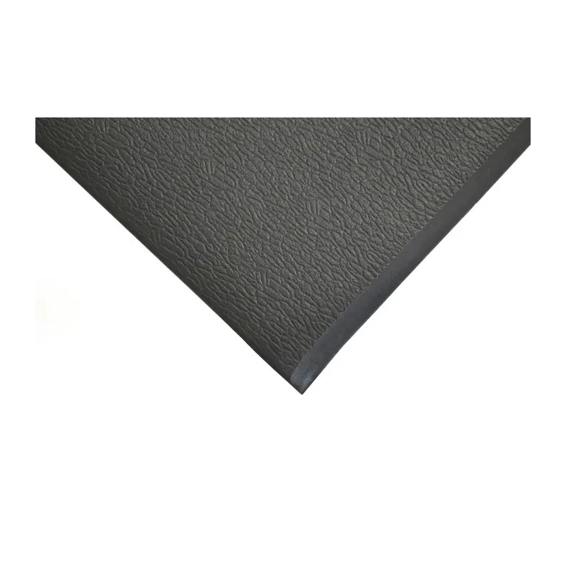 COBA Europe Individual Polyvinyl Chloride Foam Anti-Fatigue Mat 600mm x 900mm x 9.5mm Pebbled Surface, Yellow Black AF010701