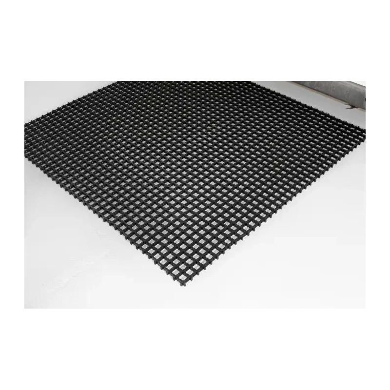 COBA Europe Black Anti-Slip Polyvinyl Chloride Mat Cross Ribbed Finish 5 m x 900 mm x 12 mm CS010905