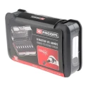 Facom Hex Ogvgrip Screwdriver Bit Set 8 Pieces Steel 37mm Length 1/4 in Drive RTM.J8MGRPPB