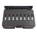 Facom Hex Ogvgrip Screwdriver Bit Set 8 Pieces Steel 37mm Length 1/4 in Drive RTM.J8MGRPPB