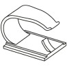 HellermannTyton Black Polyamide Self-Adhesive Cable Clip 20 mm Max. Bundle 33x27x25 mm 151-00831 RB20-PA66HIRHS-BK
