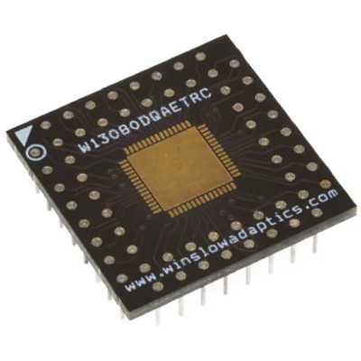 Winslow Straight Through Hole Mount 2.54 mm Pitch IC Socket Adapter QFN to PGA WA13081DQAETRC