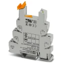 Phoenix Contact PLC-INTERFACE DIN Rail Relay Base 24V DC Screw Terminal 6.2 mm, 14 mm Width 2967015