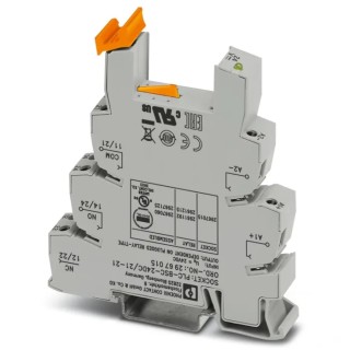 Phoenix Contact PLC-INTERFACE DIN Rail Relay Base 24V DC Screw Terminal 6.2 mm, 14 mm Width 2967015