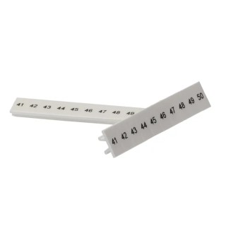 Phoenix Contact Polyamide Zack Marker Strip for Terminal Block ZB5.LGS 41-50 Series 1050017:0041
