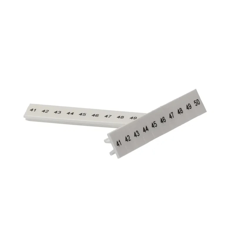 Phoenix Contact Polyamide Zack Marker Strip for Terminal Block ZB5.LGS 41-50 Series 1050017:0041