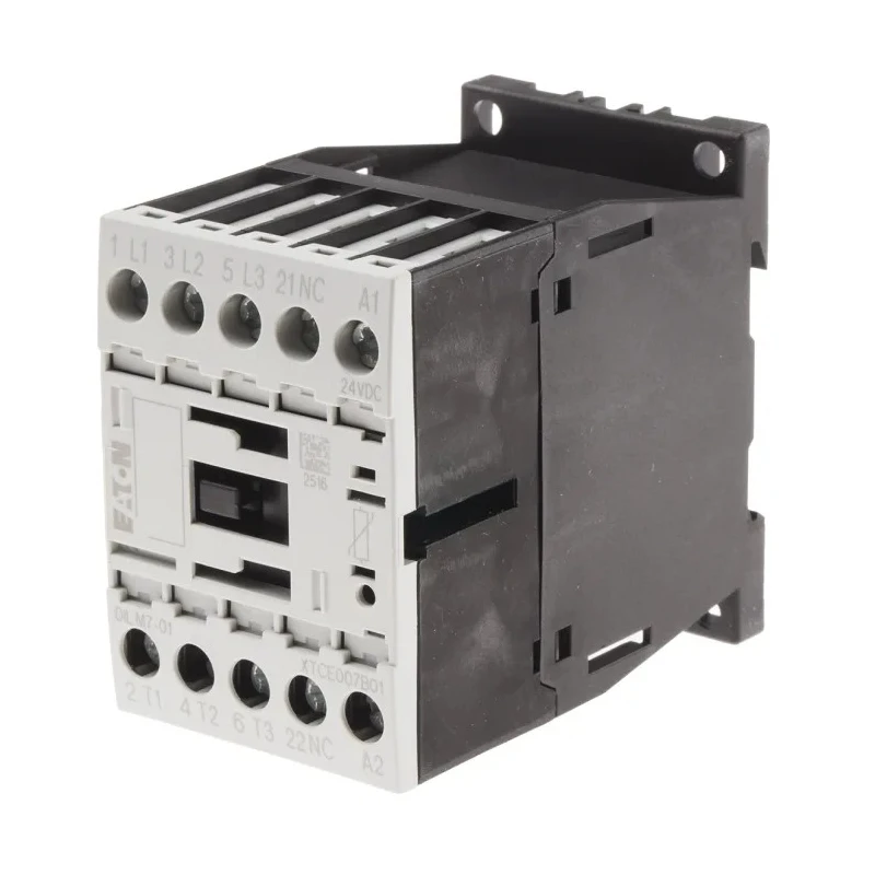 Eaton DILM Contactor, 24V DC Coil, 3-Pole, 7 A, 3 kW Power Rating, 400V AC Contact Voltage 276600 DILM7-01(24VDC)