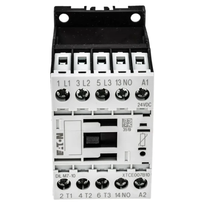 Eaton 3-Pole Contactor 24V DC Coil 7A 3 kW Motor Control DILM Series 276565 DILM7-10(24VDC)