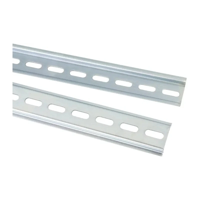 RS PRO Steel Slotted DIN Rail 2 m x 35 mm x 7.5 mm 742-4138