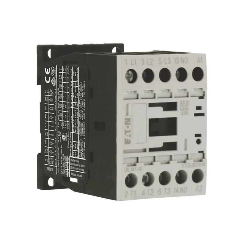 Eaton 3-Pole Contactor 24V DC Coil 7A 3 kW Motor Control DILM Series 276565 DILM7-10(24VDC)