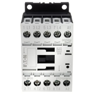 Eaton DILM Contactor 24V AC Coil, 4-Pole, 20 A, 5.5 kW, 4 NO Contacts, 400V AC 276957 DILMP20(24V50HZ)