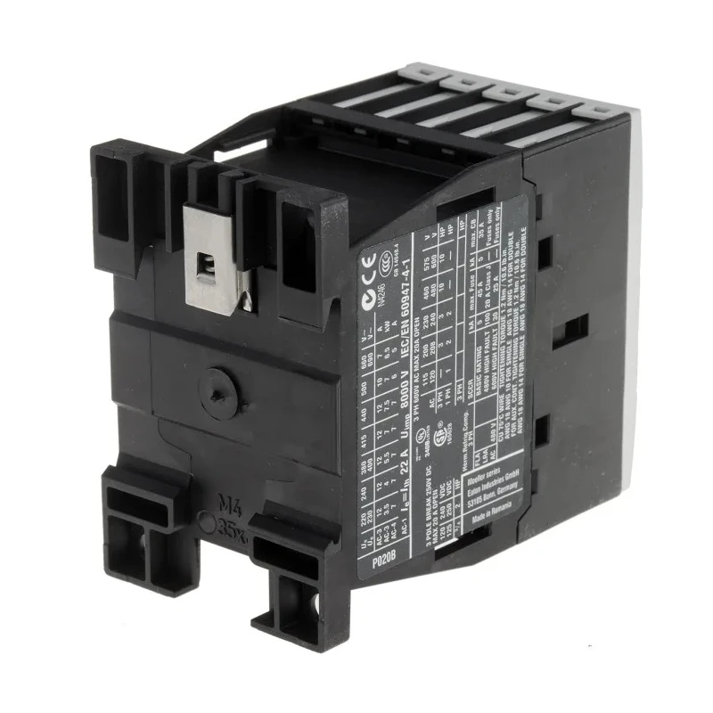 Eaton DILM Contactor 24V AC Coil, 4-Pole, 20 A, 5.5 kW, 4 NO Contacts, 400V AC 276957 DILMP20(24V50HZ)