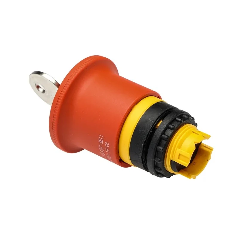 Eaton RMQ Titan M22 Series Emergency Stop Push Button Key Release Front and Base Fixing 22mm Cutout 121468 M22-PVS45P-MS1