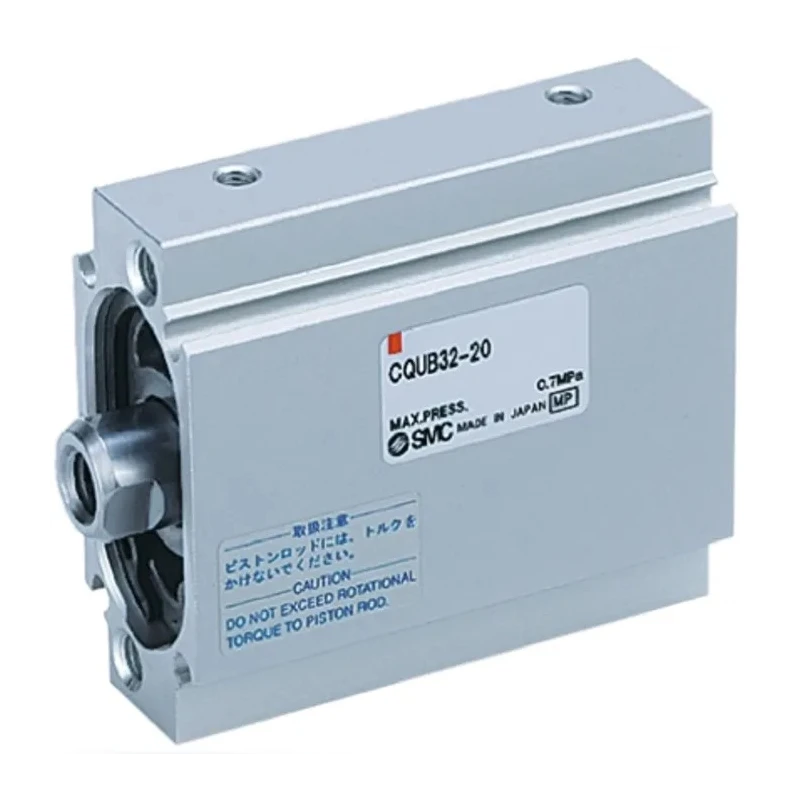 SMC Pneumatic Compact Cylinder 20mm Bore, 25mm Stroke, Double Acting Aluminium Alloy Body CQUB20-25