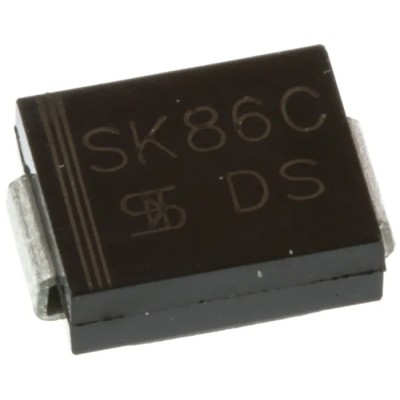 Taiwan Semiconductor 60 V 8 A Schottky Diode Single Configuration 2-Pin Surface Mount DO-214AA SK86C