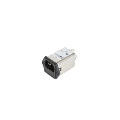 XP Power IEC Filter 264V AC 10A Screw Mount with Male Connector and 1 Fuse FCSS10SFR