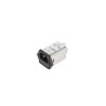 XP Power IEC Filter 264V AC 10A Screw Mount with Male Connector and 1 Fuse FCSS10SFR