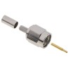 Telegartner SMA Series Coaxial Connector Cable Male SMA 50 Ω Straight Body Crimp J01150A0019