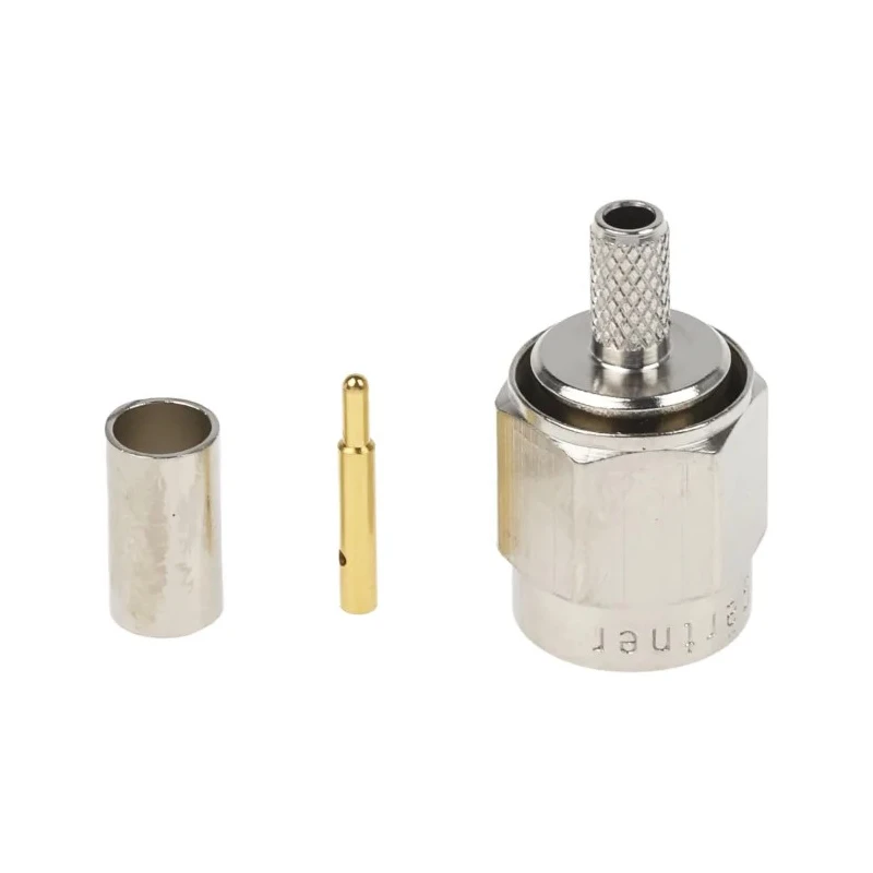 Telegartner SMA Series Coaxial Connector Cable Male SMA 50 Ω Straight Body Crimp J01150A0019