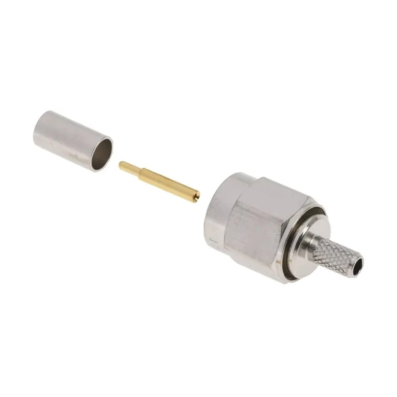 Telegartner SMA Series Coaxial Connector Cable Male SMA 50 Ω Straight Body Crimp J01150A0019