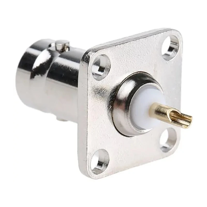 Telegartner Coaxial Connector BNC Series Flange Mount Female 75 Ω Straight Body Solder J01003A1937